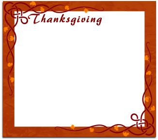 Thanksgiving frame 1