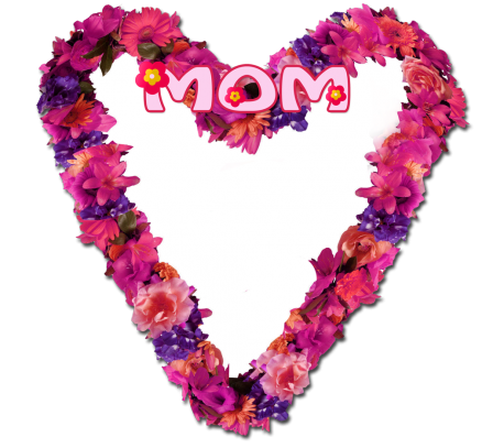 Mother's Day heart frame